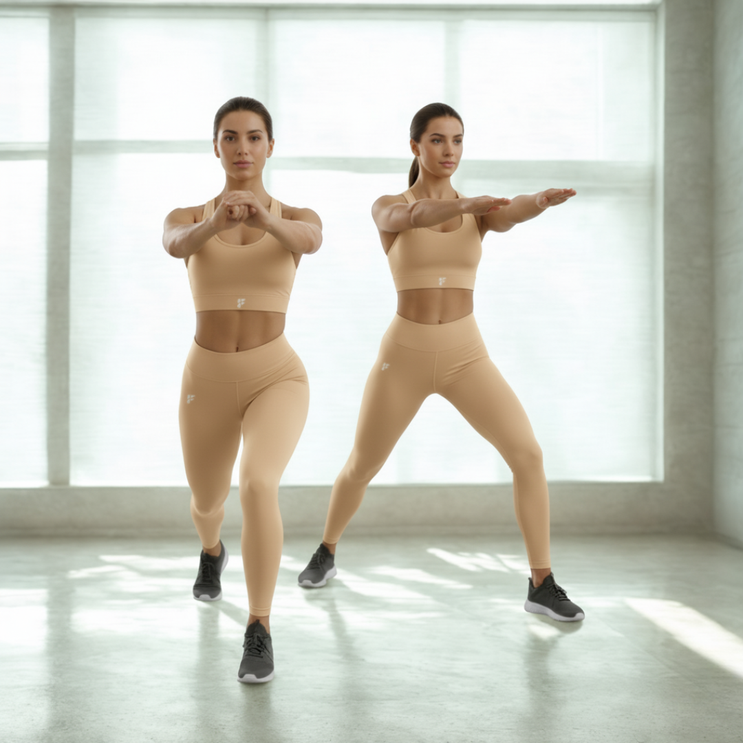 SandBeige Seamless Activewear Set