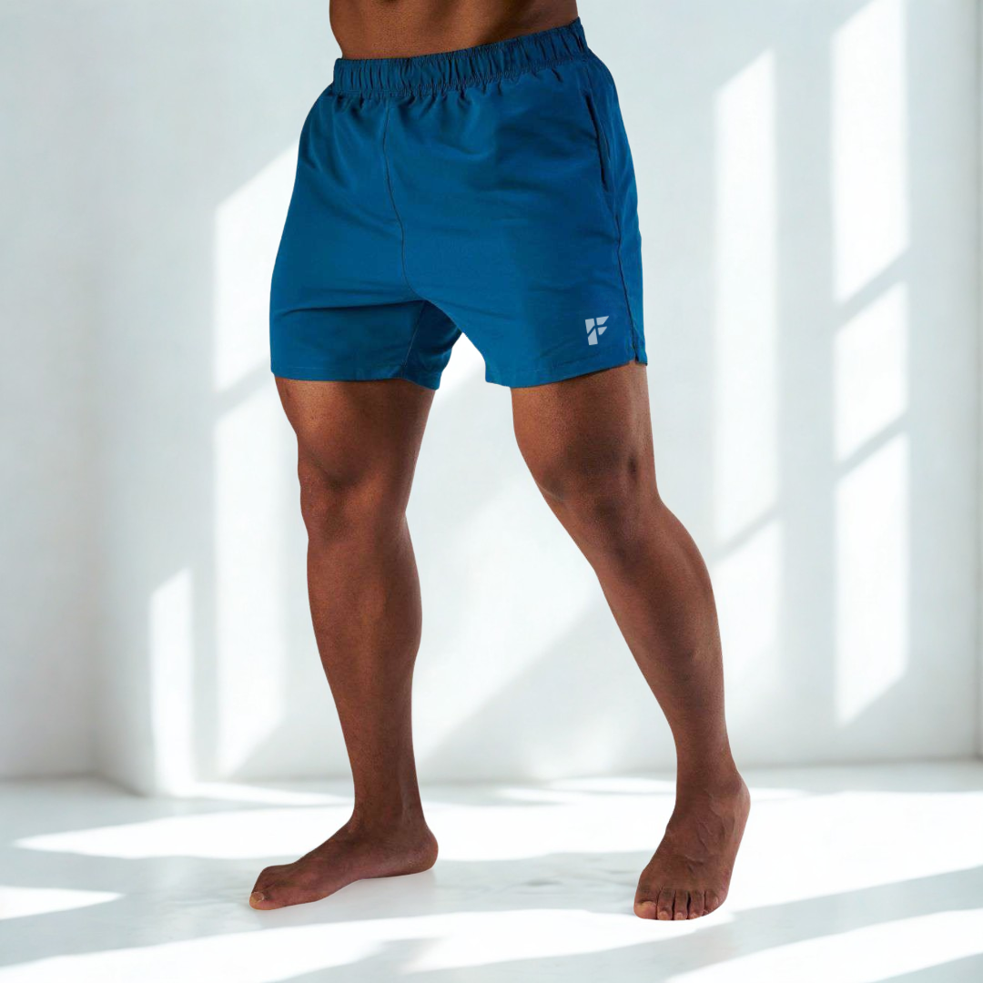 Men’s Training Shorts – Ocean Blue
