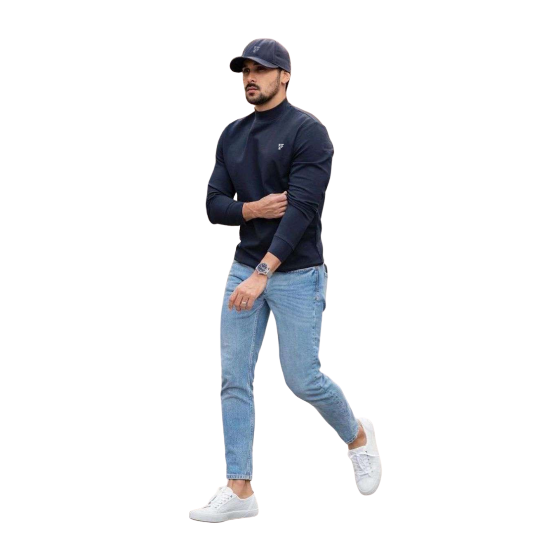 Full Sleeve T-Shirt – Midnight Black Edition