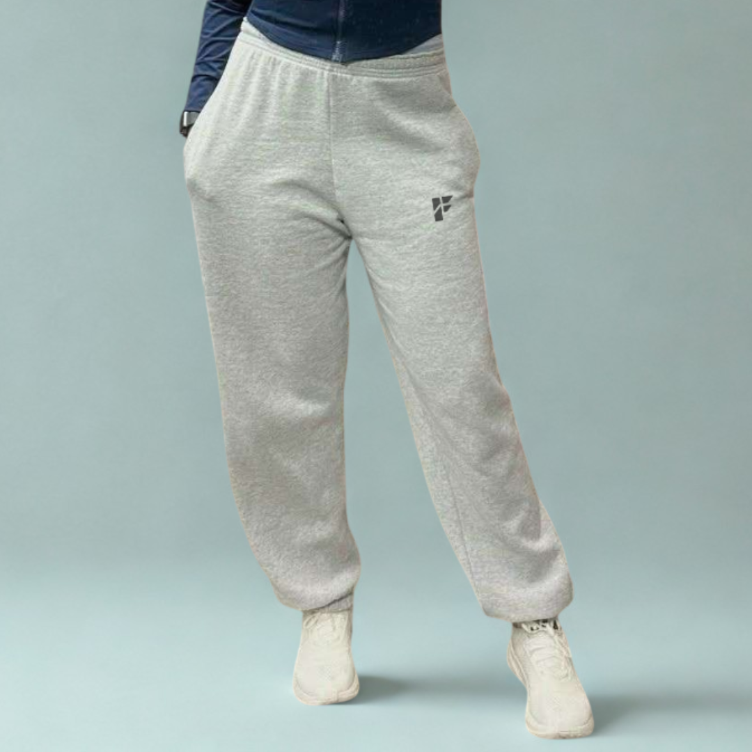 Women’s CozyFit Fleece Joggers – Heather Grey