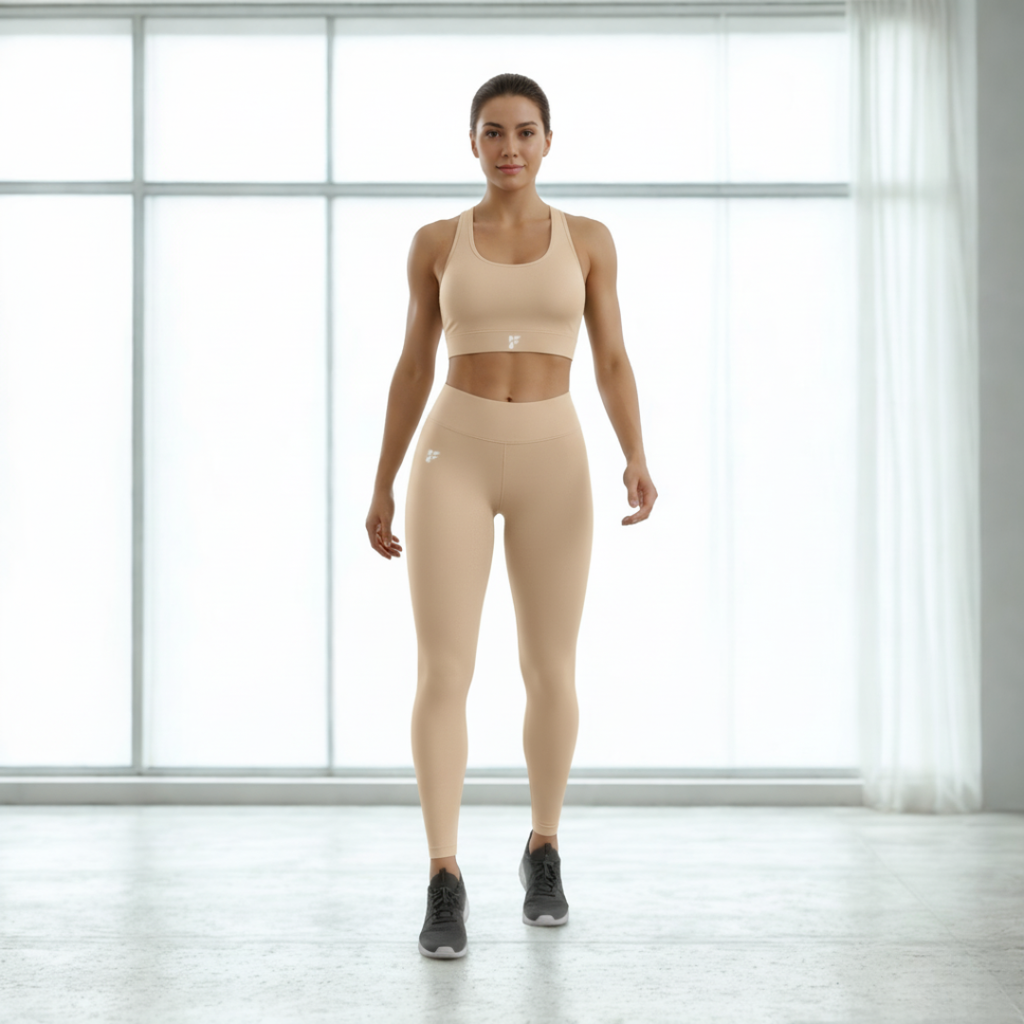SandBeige Seamless Activewear Set